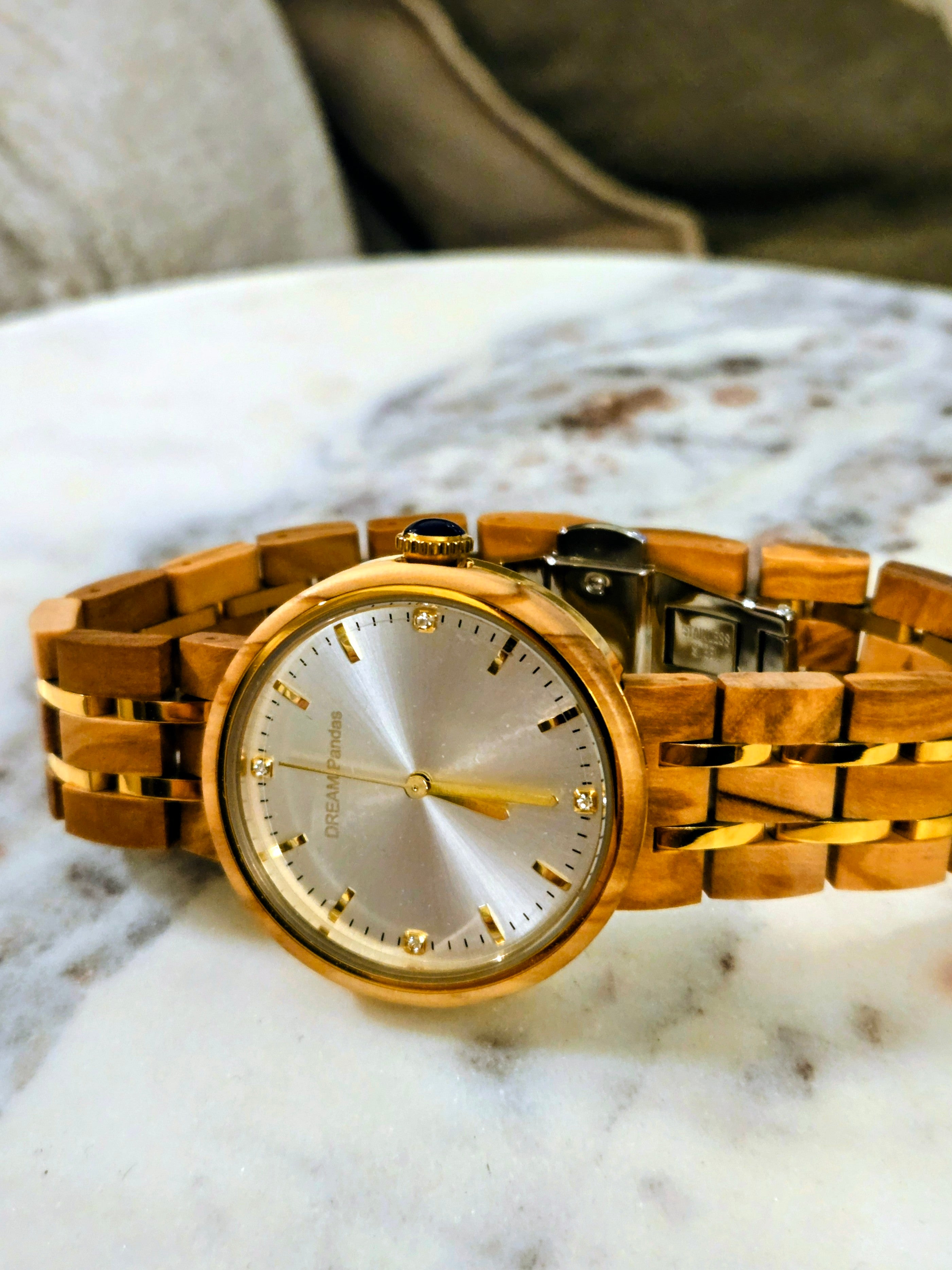 Olive Wood Women's Wooden Watch