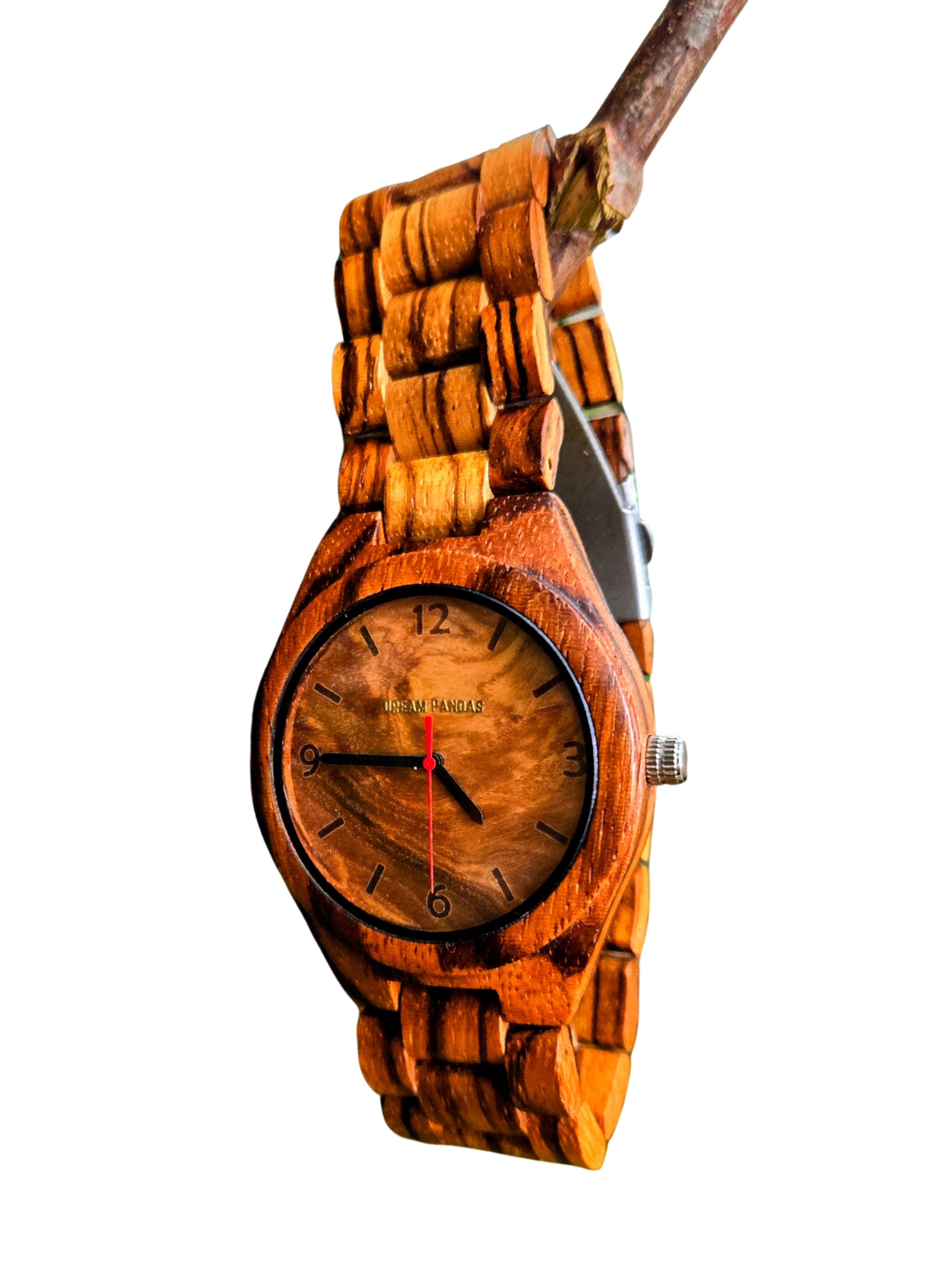 Classic Wooden Watch: The Original DREAM Pandas Timepiece