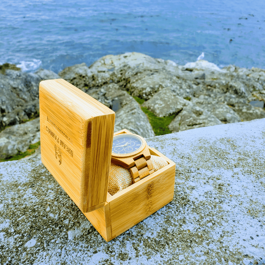 Mens Bamboo Watch Zebra Wood Watch Face – Dream Pandas